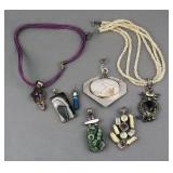 (7) PENDANTS & NECKLACES 210.0 GRAMS TW
