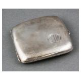 STERLING ART DECO CIGARETTE CASE