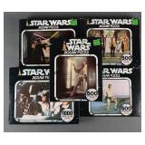 (5) 1977 KENNER STAR WARS SEALED PUZZLES