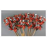 (10) VINTAGE WALT DISNEY ZORRO PINWHEEL TOYS