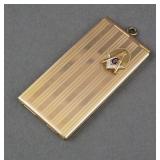 MASONIC ANTIQUE BILL CLIP FOB