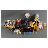 STEIFF FIGURES AND ACCESSORIES LOT