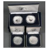 (3) 2024 MORGAN & PEACE DOLLARS US MINT SETS