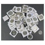 (60) SILVER FRANKLIN HALF DOLLARS