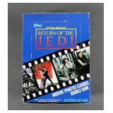 1983 STAR WARS ROTJ TOPPS WAX BOX