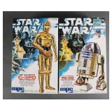 STAR WARS R2-D2 & C-3PO MODEL KITS MPC