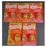 KENNER FIVE STRAWBERRY SHORTCAKE MINIATURES 1982