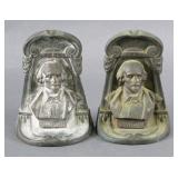 ANTIQUE PAIR SHAKESPEARE BOOKENDS