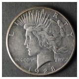 1928 PEACE SILVER DOLLAR
