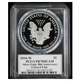 2016-W SILVER EAGLE PCGS PR70DCAM