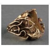 14K YELLOW GOLD RING