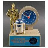 STAR WARS C3PO R2D2 TALKING ALARM CLOCK
