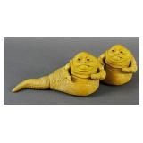 (2) 1983 KENNER JABBA THE HUTT FIGURE
