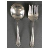 STERLING SILVER SALAD SERVER SET
