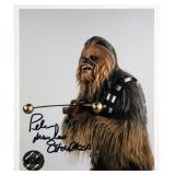 SIGNED PETER MAYHEW STAR WARS CHEWBACCA PHOTO