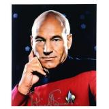 SIGNED PATRICK STEWART STAR TREK PHOTO