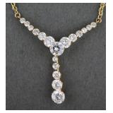 10K GOLD COLLARBONE NECKLACE