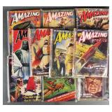 BOOKS: (10) 1950S PULP FICTION AMAZING STORIES