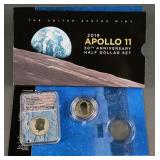 2019 APOLLO 11 50TH ANNIVERSARY HALF DOLLAR SET