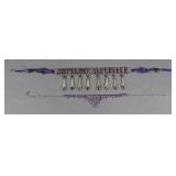 (2) STERLING AMETHYST NECKLACES