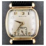 10K GOLD FILLED HAMILTON MARTIN WRISTWATCH
