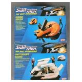 1988 STAR TREK TNG SHUTTLE & FERENGI FIGHTER