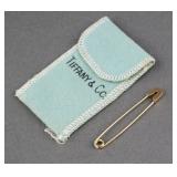 ANTIQUE TIFFANY & CO. 14K GOLD SAFETY PIN