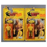 (2) INDIANA JONES GERMAN MECHANIC ACTION FIGURES