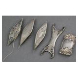 (5) STERLING SEWING TOOLS