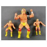 (3) VINTAGE LJN HULK HOGAN ACTION FIGURES