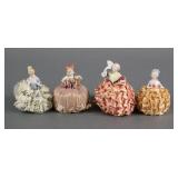 PORCELAIN HALF DOLL PINCUSHION (4), GERMANY