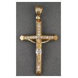 10K GOLD CRUCIFIX PENDANT