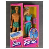 1983 MATTEL GREAT SHAPE BARBIE & SUN GOLD KEN MIB