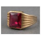 VINTAGE 10K GOLD MAN