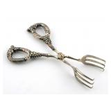 ANTIQUE STERLING SILVER TONGS