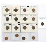 COINS: INDIAN HEAD CENTS (17)