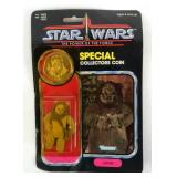 STAR WARS POTF LUMAT EWOK  92 BACK 1984