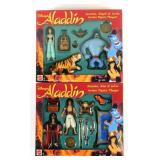 (2) NISB DISNEY ALADDIN ACTION FIGURE PLAYSETS