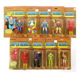 (9) DC COMICS SUPERHEROES ACTION FIGURES MOC