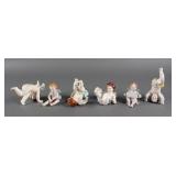 (6) GERMAN PORCELAIN CHERUBS