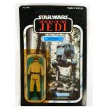 STAR WARS ROTJ AT-ST DRIVER FIGURE 77 BACK 1983