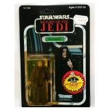 STAR WARS ROTJ THE EMPEROR FIGURE 79 BACK 1984