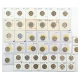 COINS: JEFFERSON NICKELS (41), POST-WAR