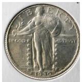 COINS: 1930 STANDING LIBERTY 25C FH, BU