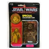 STAR WARS POTF LUMAT EWOK 92 BACK 1984