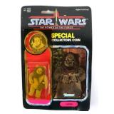 STAR WARS POTF LUMAT EWOK 92 BACK 1984