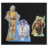 (2) 1983 STAR WARS CARDBOARD STANDEE DISPLAYS