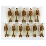 (11) 1980 STAR WARS HOTH REBEL SOLDIER FIGURES