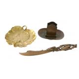 (3) ANTIQUE METALWARE RUDGEAR MERLE GIBNEY