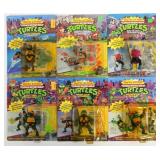 (6) TMNT WACKY ACTION FIGURES MOC